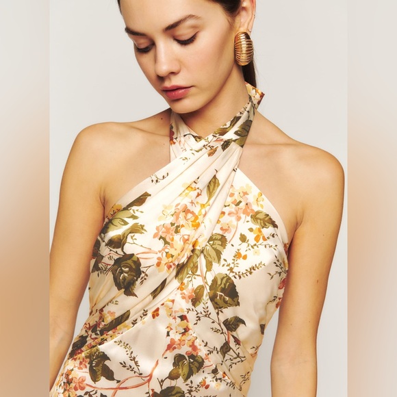 Reformation Veria Silk Dress - Picture 4 of 11